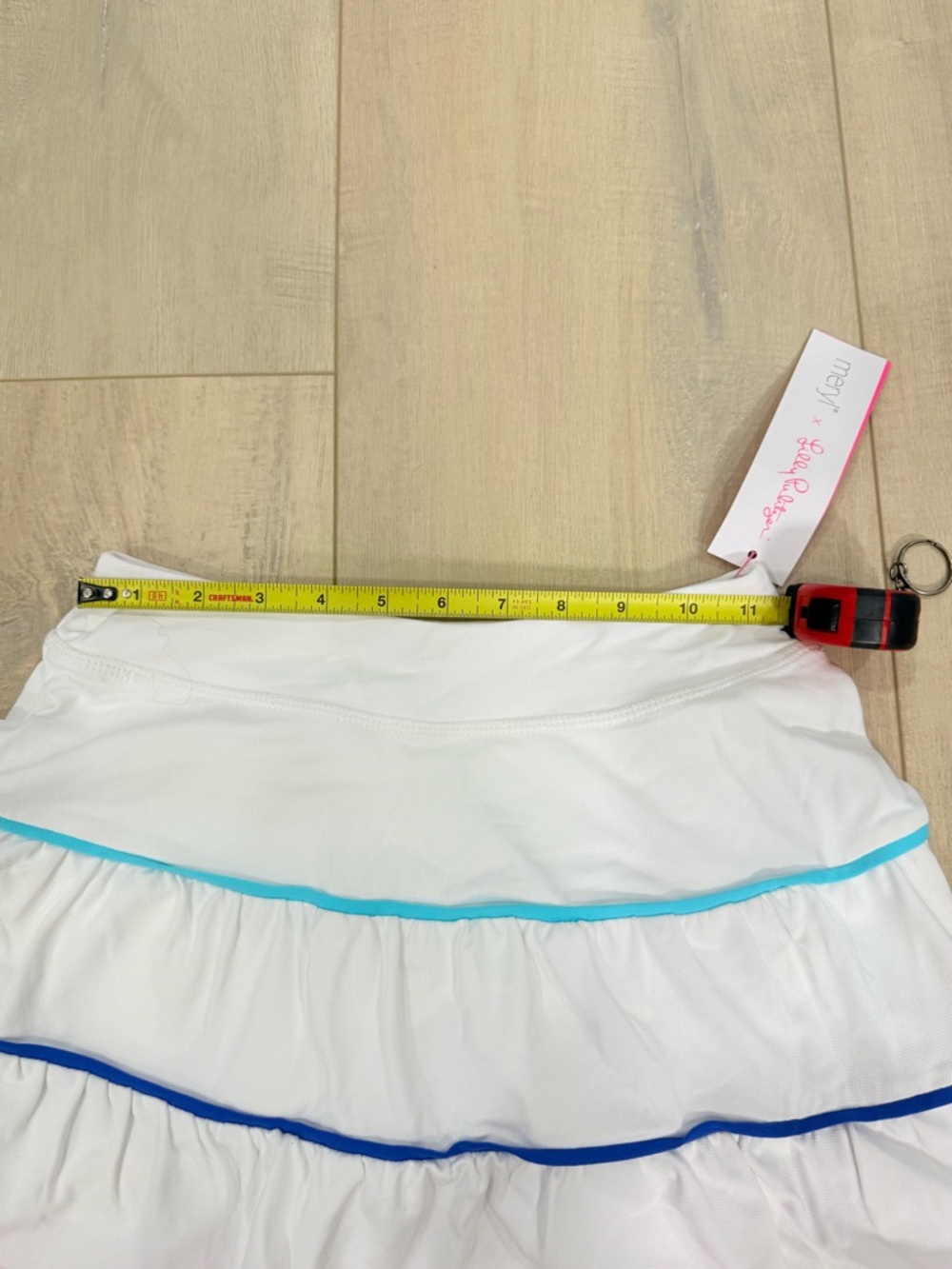 Lilly Pulitzer White Luxletic Athletic Skort - Picture 3 of 6